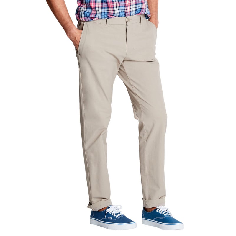 Vineyard Vines بنطال فينيارد فاينز للرجال، على الطريق، كاكي، 34/30 - Image 1